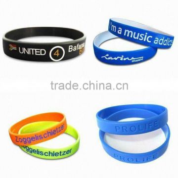 2015 new fashion high quality silicone wirstband Bracelet