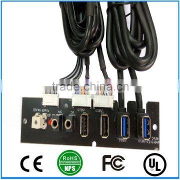 USB2.0 + 3.0 Audio Port Mic Earphone PC Computer Case Front Panel Replace Cable photo-4