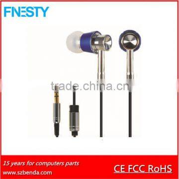 High quality popular metal shell earphones for phone