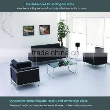Office Sofa Set Designs 8090# Leather Sofa Design photo-3