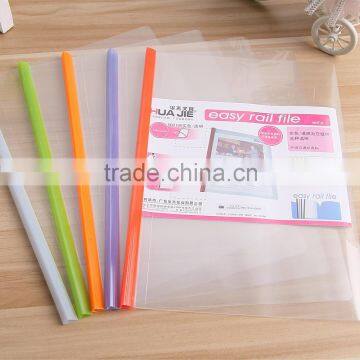 A4 size Plastic Transparent slide file folder report cover