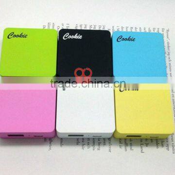 china factory hot selling cookie candy External battery charger Cookie perfume Power bank 280MAH gifts power bank in USA