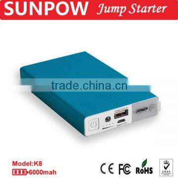 Useful Jump starter K8, Power Bank ,car jump starter,multi-function jump starter