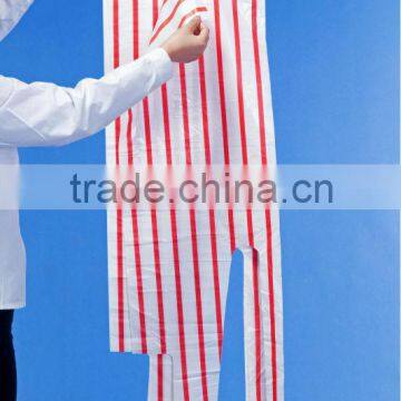 food grade disposable PE apron with paper head card with food grade