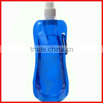 500ml plastic collapsible water bottle,BPA free