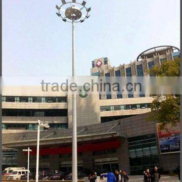 Hot Sale Middle Mast Lighting Pole With Galvanization and Powder Painting for Stadium Application photo-3