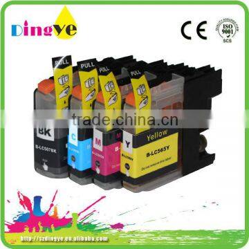 Ink Cartridge LC567BK LC565 C/M/Y for brother MFC-J2510