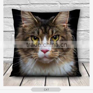 High Quality Fashion White Kitty Design 3d Digital Print Pillowcases Fullprint Decorative Throw Pillow Covers Seat Cushion Cover photo-3