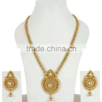 Gorgeous Indian Gold Plated Long Necklace Sets