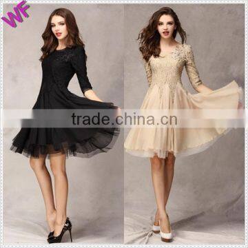 new fashion design girls lace dress