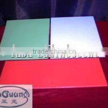 luminous acrylic board/photoluminescent rigid sheet/glow in the dark sheet