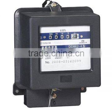 DD862 single phase mechanical type watt-hour meter