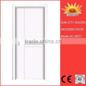 SC-W077 Solid Door Type and Interior Position Office Solid Wood Doors