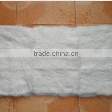 hot selling natural white rabbit skin plate