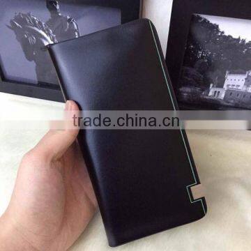 Mens genuine leather design branded wallets