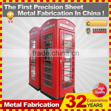 red english style telephone booths with 32 years experence