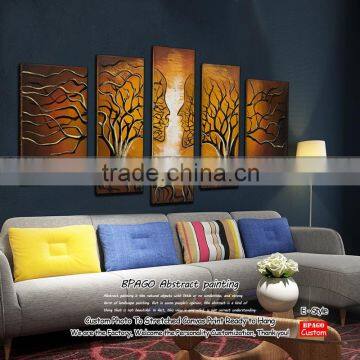 Room painting ideas village scenery natural scenery art painting