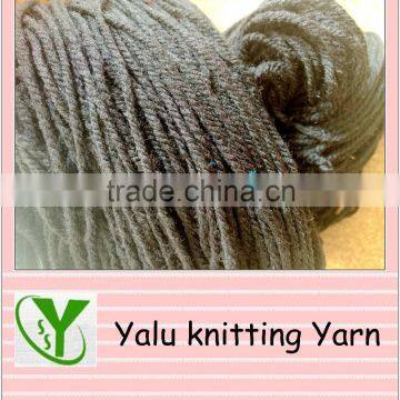 colored polyester bulk yarn for hand knitting