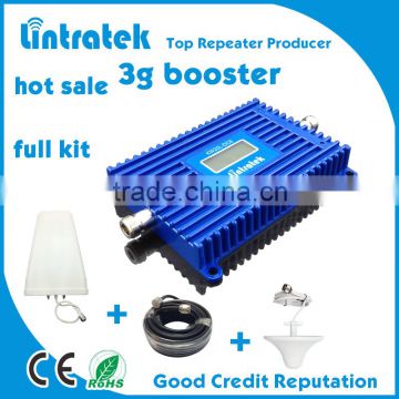 Mobile signal booster Lintratek With LCD screen 3g repeater/2100mhz 3g signal repeater/3g antenna booster