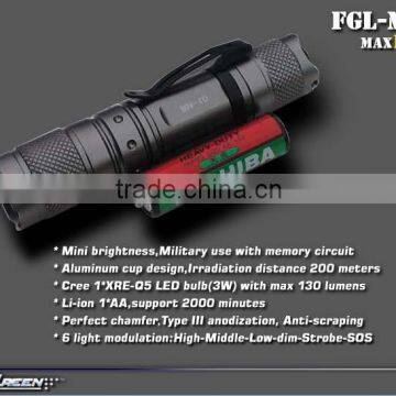 High Brightness AA Battery Q5 Led Mini Edc Flashlight photo-2
