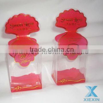 small pvc wedding gift packing box