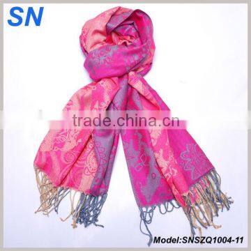 jacquard floral winter scarf 2013