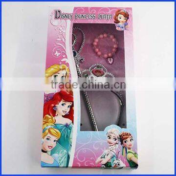 Environmental Protection Frozen Elsa Anna Jewelry Crown Set for Girls Play photo-5