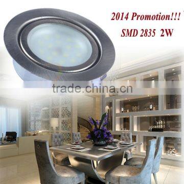 High power LED SMD Round Under Cabinet Light, 2835 led cabinet lights with 3 years warranty