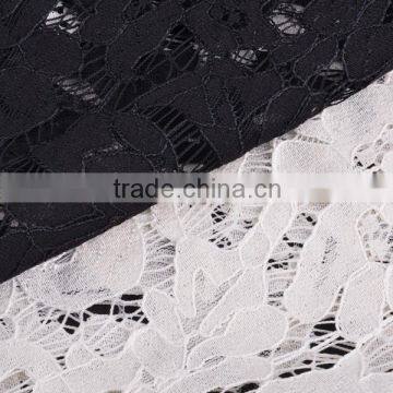 2016 New Fashion Black Long Lace Evening Gown African Lace Fabric photo-3