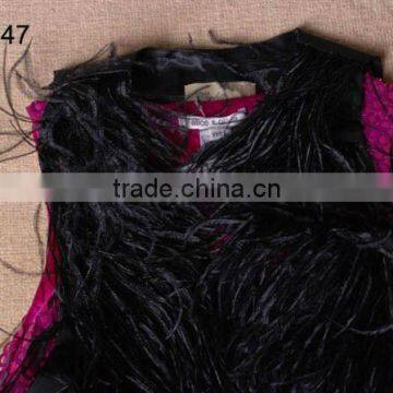 Decorative Ostrich Feather fringe trim LZFLM47