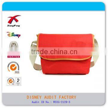 polyester simple OEM women messenger bag suit for school