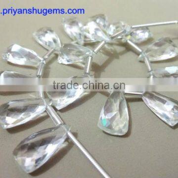 Crystal Elongated Pyramid Faceted Elongated Pyramid Shape gemstones