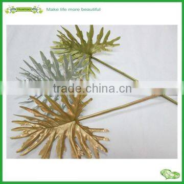 outdoor and indoor decorative artificial leaf stem