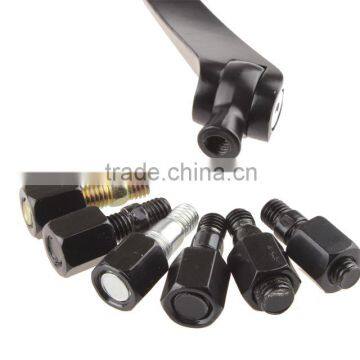 Soto Racing - Diamond Carbon Fiber Color Black Stem Motorcycle RearView Side Mirrors photo-5