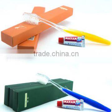 High quality travel toothbrush with custom logo