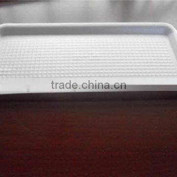 Plastic disposable frozen foam food tray