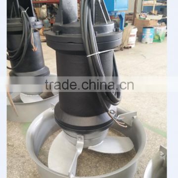 Submersible mixer for Wastewater treatment industry pump Seawage immersible aerator deep water mixer for Sewage pond