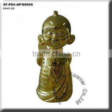 chrome plating polyresin goblin decoration