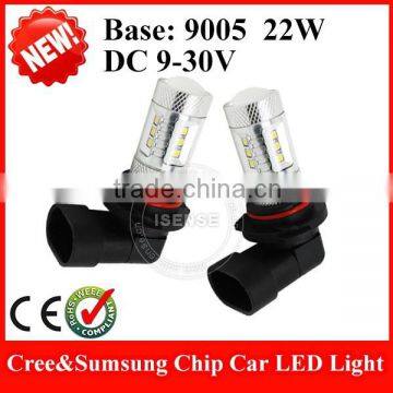 crees and sumsung chip 22w 9005 led fog light for hiace aygo jazz pajero