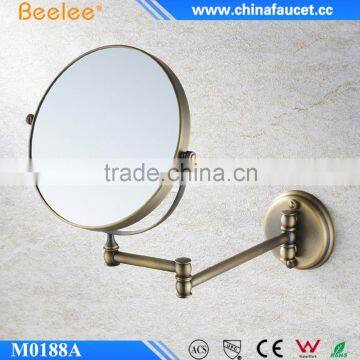 8'' Round Antique Wall Mirror 3X Magnify Two Ways Magic Salon Mirror photo-3
