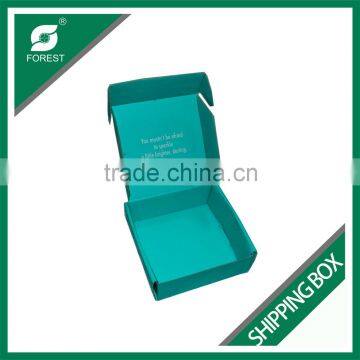 OEM FLAT PACK CORRUGATED UNDERWEAR SHIPPING BOX RECYLED PAPER MAILING CARTONS TOP SALE