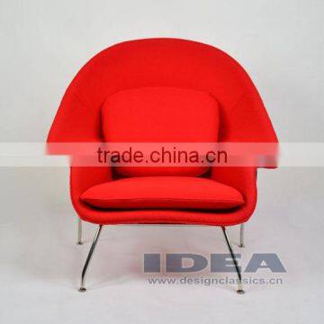 Replica Womb Chair - Red Wool Fabric photo-2