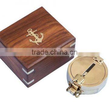 Nautical Solid Brass Clinometer Compass- Brass Pocket Compass 13430 photo-2