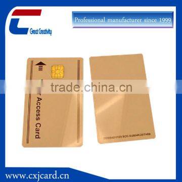 Top grade promotional plastic contact ic intelligent card