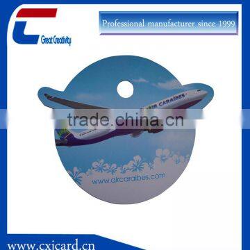 2016 funny airplane shaped luggage tag