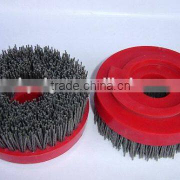 100mm round circular snail-lock brush factory