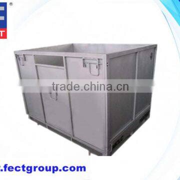 Stackable Link Type Metal Box Pallet with Handle Latch