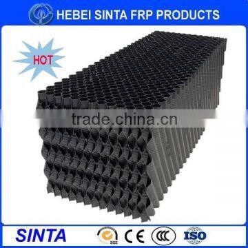 Counter Flow Cooling Tower Pack Fill,Cross Fluted Infill Media 19mm pitch