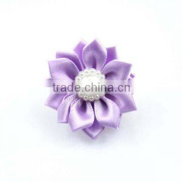 Satin Ribbon Flowers Rhinestone photo-5