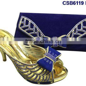 CSB6119 2016 the Latest Fashion Woman Italy Style High Heel Sandal Shoes With Fashionable Bags photo-5